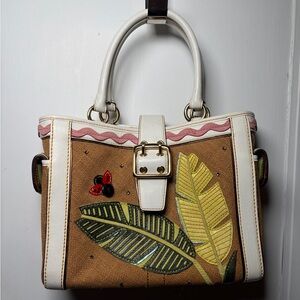 Coach Limited Edition Lady Bug and Leaf Hampton Buckle Tote